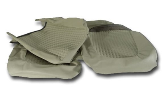 Vinyl Seat Covers. Beige 56-57