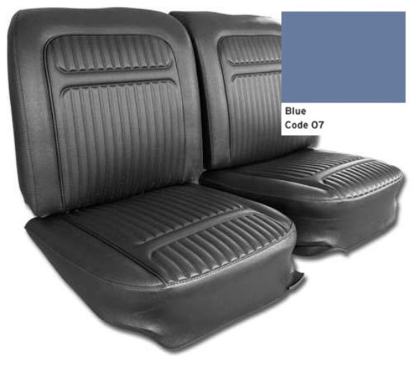 Vinyl Seat Covers. Blue 58