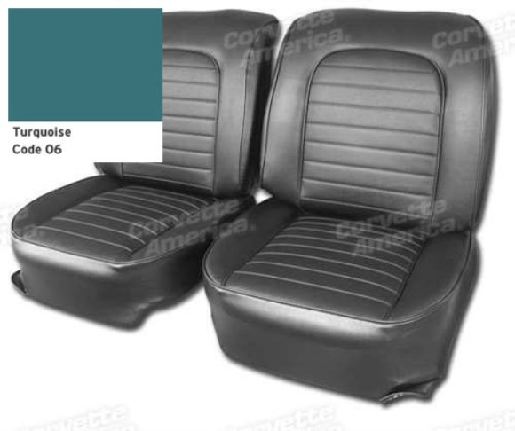 Vinyl Seat Covers. Turquoise 59