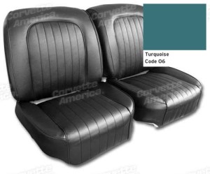 Vinyl Seat Covers. Turquoise 60