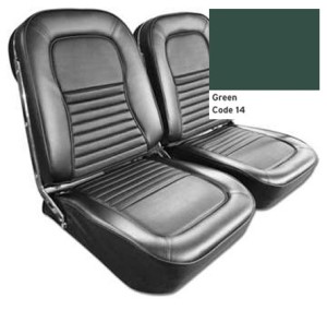 Vinyl Seat Covers. Green 67