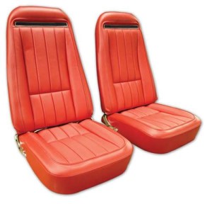 Vinyl Seat Covers. Red 70-72