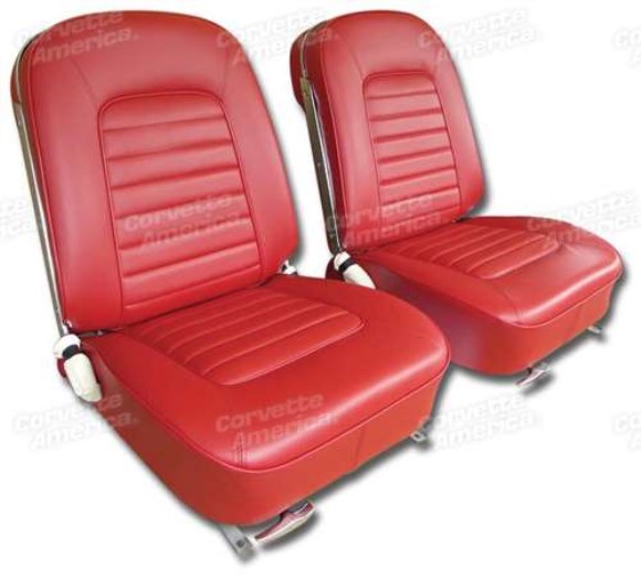 Leather Seat Covers. Red 66