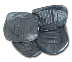 Leather Seat Covers. Dark Blue 66