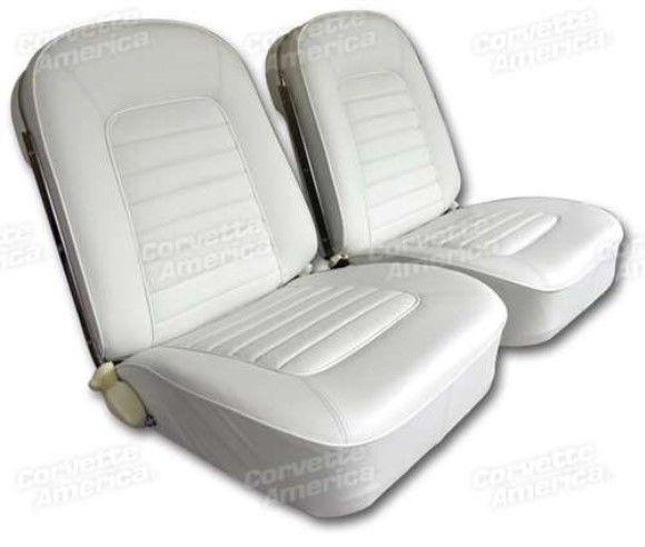 Leather Seat Covers. White 66