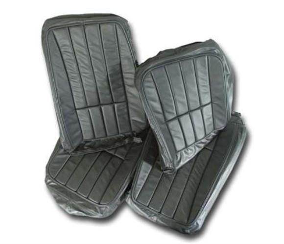 Leather Seat Covers. Gunmetal 68