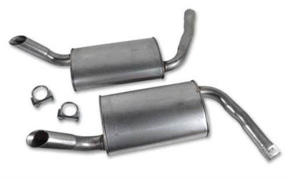 Mufflers. 2 Inch Oval 74-79