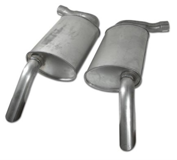 Mufflers. 2.25 Inch Oval 75-77