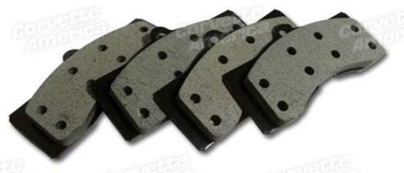 Brake Pads. Disc Brakes 4 Piece Set 65-82