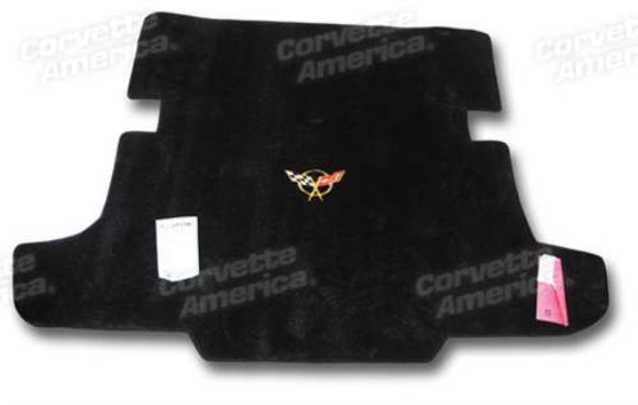 Cargo Mat. Black W/Gold Applique Coupe 97-04