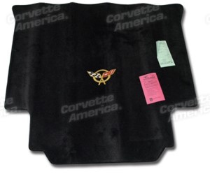 Cargo Mat. Black W/Gold Applique Hardtop 99-00