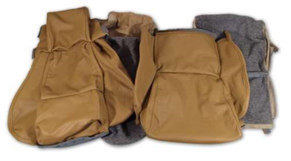 Leather Seat Covers. Saddle Standard 84-87