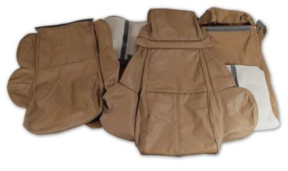Leather Seat Covers. Beige Standard 92