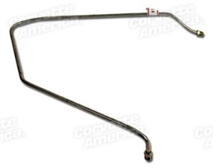 Brake Line. Master Cylinder To Left Front Block W/PB 1/4 Inch 65-66