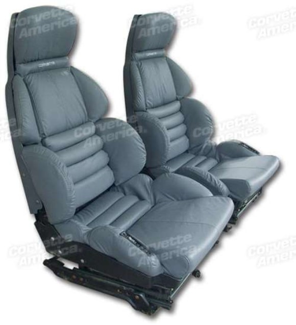 Leather Seat Covers. Blue Sport 91