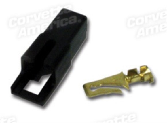 Transistor Ignition Connector. Single Male 64-74
