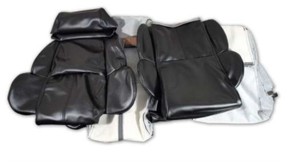 Leather Like Seat Covers. Black Standard 89-92