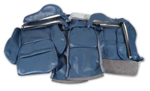 Leather Like Seat Covers. Blue Sport 84-85