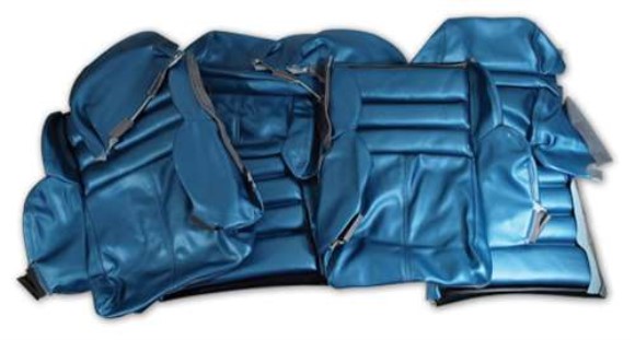 Leather Like Seat Covers. Blue Sport 89