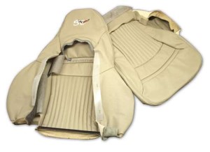 Leather Seat Covers. Shale 100%-Leather 50th Anniversary Sport 03