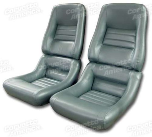 Mounted Leather Seat Covers. Silvergreen 100%-Leather 4--Bolster 82
