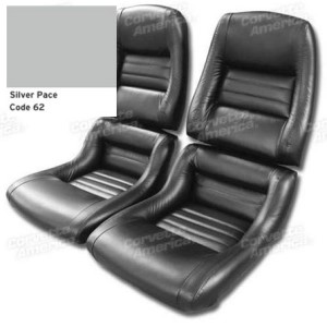 Mounted Leather Like Seat Covers. Silver Pace 4--Bolster 78