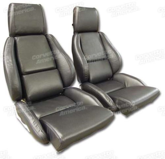 Mounted Leather Seat Covers. Bronze Standard 84-87