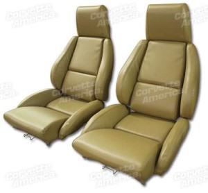 Mounted Leather Like Seat Covers. Saddle Standard 84-87