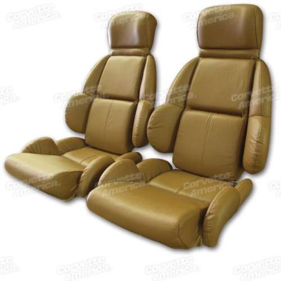 Mounted Leather Seat Covers. Saddle Standard 89-91