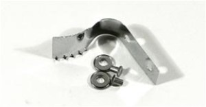 Top Shield Front Clip. W/Rivets Small Block 66-67