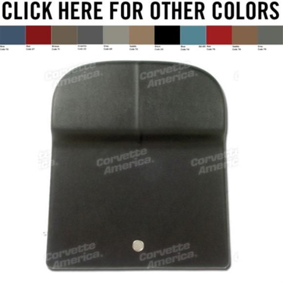 Seat Back. Black 65-66