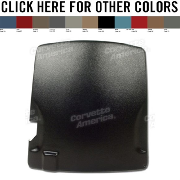 Seat Back. Black 68E 68