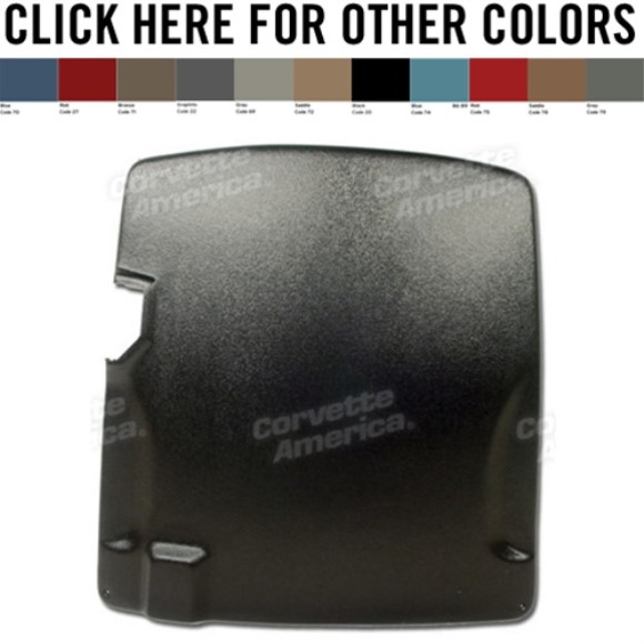Seat Back. Black 68L 68-69