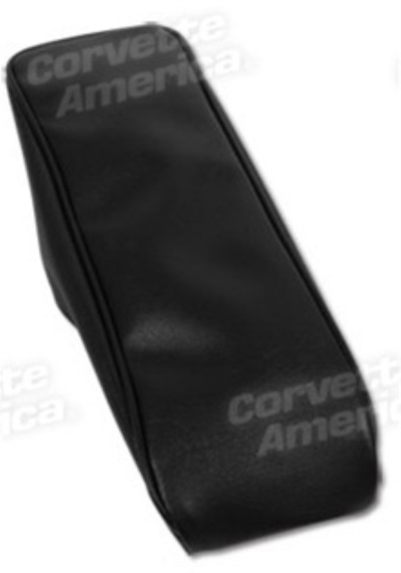 Center Armrest Cover. Black Vinyl 63-64