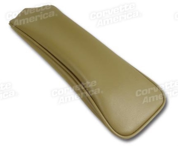 Center Armrest Cover. Saddle Vinyl 65-66