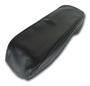 Center Armrest Cover. Dark Blue Leather 66