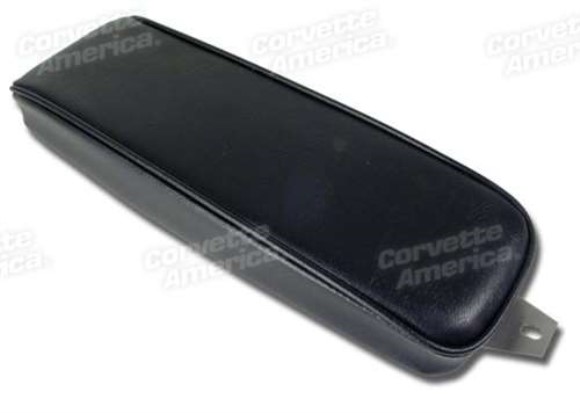 Center Armrest. Black Vinyl 63-64
