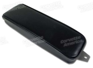 Center Armrest. Black Vinyl 65-66