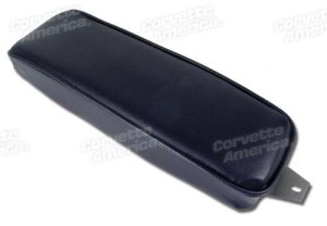 Center Armrest. Dark Blue Leather 63-64