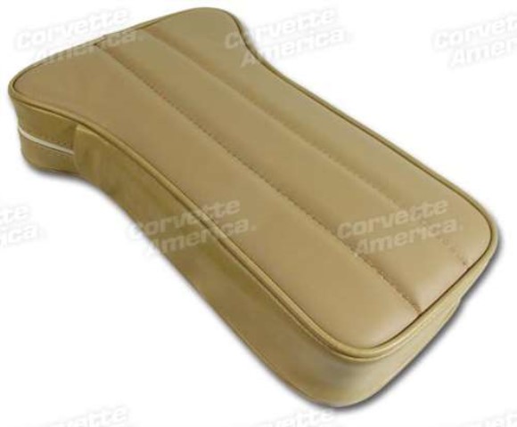 Center Armrest. Light Saddle Leather 70-71