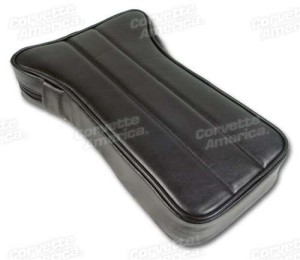 Center Armrest. Black Leather 69-71