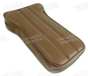 Center Armrest. Dark Saddle Leather 70-71