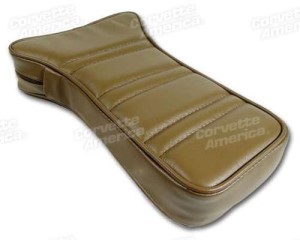 Center Armrest. Dark Saddle Leather 72