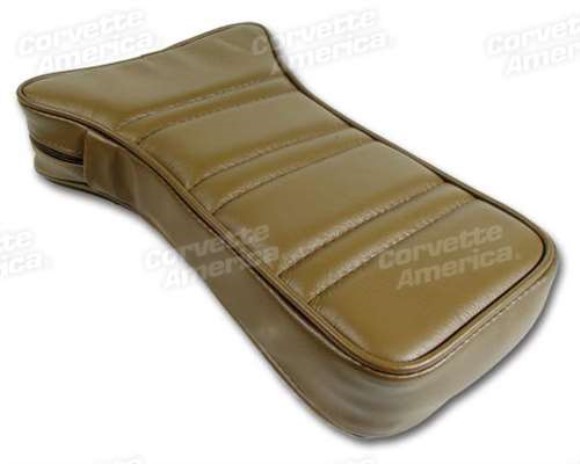 Center Armrest. Dark Saddle Leather 72