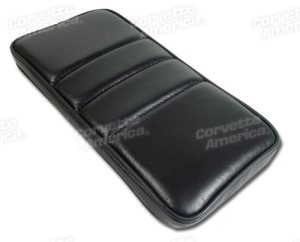 Center Armrest. Charcoal Leather 82