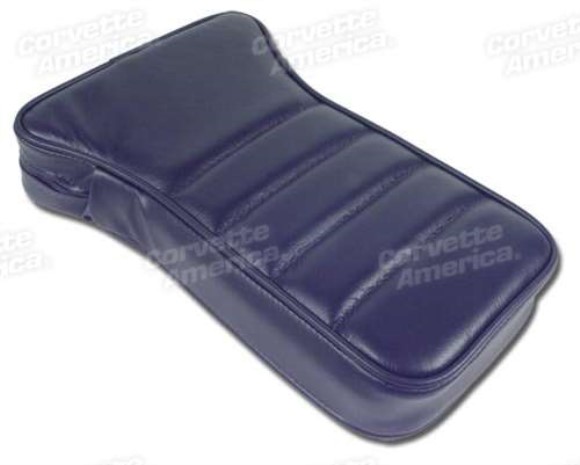 Center Armrest. Dark Blue Leather 79-81