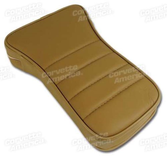 Center Armrest. Camel Leather 81-82