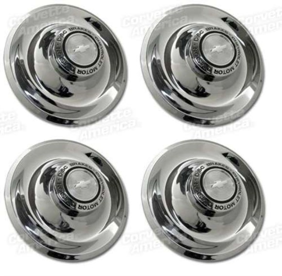 Rallye Hubcaps. W/Disc Brake Center - 4 Piece Set 67