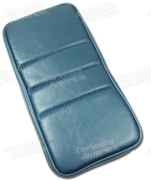 Center Armrest. Blue Leather 86-89