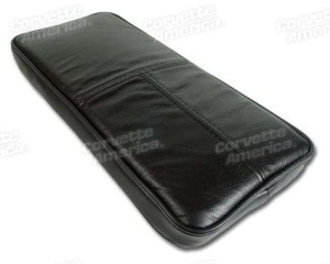 Center Armrest. Black Leather 90-96